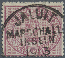 O Deutsche Kolonien - Marshall-Inseln - Vorläufer: 1899 (ca.) Nr. V 37 E Sauber Und Zentrisch Gest. JA - Marshall Islands