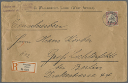 Br Deutsche Kolonien - Togo: 1908, 40 Pfg. Schiffszeichnung Mit Seltenem Aufgabestempel ATAKPAME 08.060 - Togo