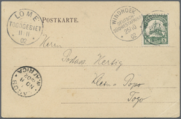 Br Deutsche Kolonien - Togo - Besonderheiten: Incoming Mail: 1902, DSWA 5 Pfg. Kaiseryacht Mit Stempel - Togo