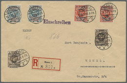 Br Memel: 1923. Litauische Besetzung. Orts-R-Brief Mit Angegebenem Kpl. Satz "Memel 15.3.23". - Memelland 1923