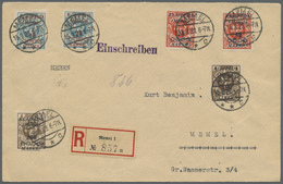 Br Memel: 1923. Litauische Besetzung. Orts-R-Brief Mit Angegebenem Kpl. Satz "Memel 15.3.23". - Klaipeda 1923