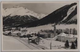 S-chanf (Engadin) Bahnhof Im Winter En Hiver - Photo: G. Sommer - S-chanf