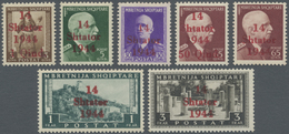 ** Dt. Besetzung II WK - Albanien: 1943. Angegebene Freimarken-Werte Mit Fehl-Aufdruck "1944" Statt "19 - Bezetting 1938-45