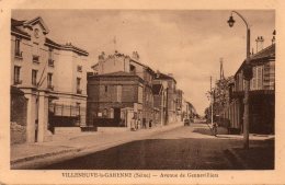 92  VILLENEUVE LA GARENNE AVENUE DE GENNEVILLIERS ANIMEE - Villeneuve La Garenne