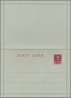 GA Dt. Besetzung II WK - Albanien - Ganzsachen: 1943. Komplettes Set Mit 1 Kartenbrief, 3 Postkarten (5 - Bezetting 1938-45