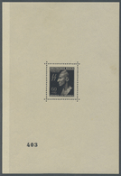 ** Dt. Besetzung II WK - Böhmen Und Mähren: 1943, Der Sog. Heydrich-Block Mit Der Nummer "403" Und Dazu - Occupation 1938-45