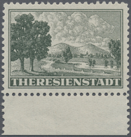 ** Dt. Besetzung II WK - Böhmen Und Mähren - Zulassungsmarke (Theresienstadt-Marke): Theresienstadt Gez - Occupation 1938-45