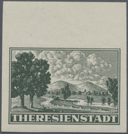 ** Dt. Besetzung II WK - Böhmen Und Mähren - Zulassungsmarke (Theresienstadt-Marke): Theresienstadt Ung - Bezetting 1938-45