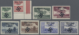 ** Dt. Besetzung II WK - Böhmen Und Mähren - Mährisch-Ostrau: 1939, Flugpostmarken Mit Aufdruck „Wir Si - Occupation 1938-45