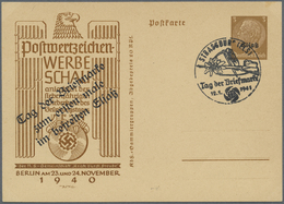 GA/TO Dt. Besetzung II WK - Elsass - Ganzsachen: 1941, "Tag Der Briefmarke ... Im Befreiten Elsaß", Privat - Bezetting 1938-45