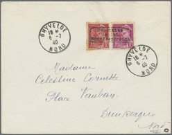 Br Dt. Besetzung II WK - Frankreich - Dünkirchen: 1940, Letter To DUNKERQUE Bearing 30 C. Brown-red And - Occupazione 1938 – 45