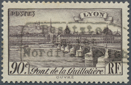 ** Dt. Besetzung II WK - Frankreich - Dünkirchen: 1940, 90 C. Guillotiére-Brücke Mit Aufdruck In Type I - Occupation 1938-45