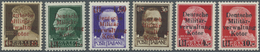 ** Dt. Besetzung II WK - Kotor: 1944, 0,50 L. Bis 10 L. Aufdruckausgabe, Kompletter Postfrischer Kabine - Bezetting 1938-45