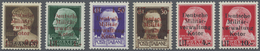 ** Dt. Besetzung II WK - Kotor: 1944, Freimarken: Marken Von Italien Mit Schwärzlichrosarotem Bzw. Schw - Occupation 1938-45