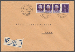 Br Dt. Besetzung II WK - Kotor: 1944: 1.50 LIT/50C., Waagerechter Dreierstreifen, Die Rechte Marke Mit - Occupazione 1938 – 45