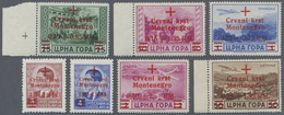 ** Dt. Besetzung II WK - Montenegro: 1944, Rotkreuz-Aufdruck , Sauber Gezähnt Und Postfrisch, Tiefgeprü - Bezetting 1938-45