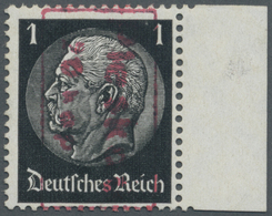 ** Dt. Besetzung II WK - Russland - Pleskau (Pskow): 1941, 20 Kop. Auf 1 Pfg. Schwarz Mit Rotem Aufdruc - Occupation 1938-45