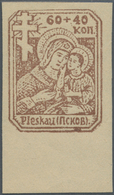 ** Dt. Besetzung II WK - Russland - Pleskau (Pskow): 1942, 60+40 Kop. Hilfe Für Stadtkindergärten Neuau - Bezetting 1938-45