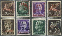 **/O Dt. Besetzung II WK - Zante: 1943. Italienische Freimarken Mit Überdruck "Isole Ionie" Und Handstemp - Bezetting 1938-45