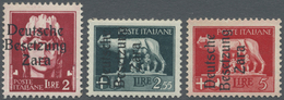 ** Dt. Besetzung II WK - Zara: 1943, Freimarken Von Italien Mit Aufdruck, 2 Lire Type II, 2,55 Lire Typ - Bezetting 1938-45