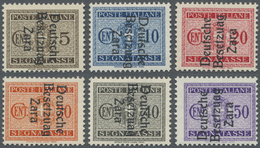 **/* Dt. Besetzung II WK - Zara - Portomarken: 1943, Portomarken:  5 C., 10 C., 20 C., 30 C., 40 C., Und - Occupazione 1938 – 45