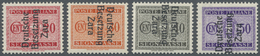 **/* Dt. Besetzung II WK - Zara - Portomarken: 1943, Portomarken: 20 C., 30 C., 40 C. Und 50 C. Mit Aufdr - Bezetting 1938-45