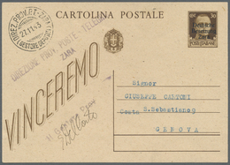 GA Dt. Besetzung II WK - Zara - Ganzsachen: 1943, 30 Cent. Ganzsache Mit Aufdruck Adressiert An Herrn G - Bezetting 1938-45