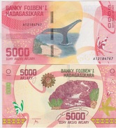 MADAGASCAR  Attractive  Newly Issued 5'000 Ariary    Pnew   2017 UNC. - Madagaskar