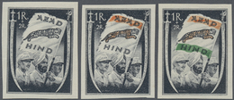 ** Dt. Besetzung II WK - Nationales Indien (Freies Indien): 1943, Die Bei Dieser Ausgabe Immer Fehlende - Bezetting 1938-45