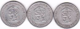 Czechoslovakia 3 X 10 Haler, Halier 1962, 1963, 1965 - Czechoslovakia