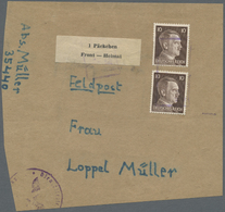 Br Feldpostmarken: 1943, Kuban, Brückenkopf, Päckchen-Zulassungsmarke "1 Päckchen Front - Heimat" In Ty - Andere & Zonder Classificatie