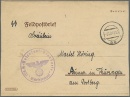 Br Feldpost 2. Weltkrieg: 1940, SS-Feldpostbrief Mit Tarnstempel "8.XII.40 - Aa" Und Offener Absenderan - Andere & Zonder Classificatie