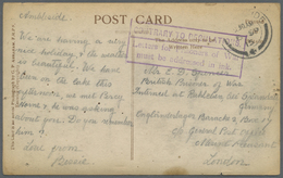 Br Lagerpost: Ruhleben: Incoming Mail: 1915, Unfrankierter Fotokarte Aus "AMBLESIDE 6.SP" In Das Lager - Andere & Zonder Classificatie