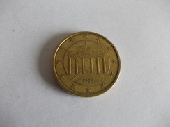 Monnaie Pièce De 50 Centimes D' Euro De Allemagne Année 2002 Valeur Argus 1 € - Duitsland