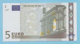 5 EURO L030D2 RARE CHARGE 80  UNC - 5 Euro