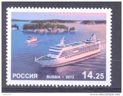 2013. Russia,  Passenger Ferry-Boats, 1v, Joint Issue With Aland Islands, 1v,  Mint/**, - Nuovi