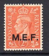 BOIC, Middle East Forces 1943-7 2d 13½mm Overprint On GB, MNH, SG M12 (A) - Britse Bezetting MEF