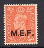 BOIC, Middle East Forces 1943-7 2d 13½mm Overprint On GB, Hinged Mint, SG M12 (A) - Ocu. Británica MEF