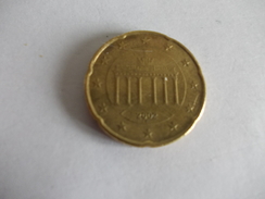 Monnaie Pièce De 20 Centimes D' Euro De Allemagne Année 2002 Valeur Argus 1 € - Deutschland