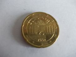 Monnaie Pièce De 20 Centimes D' Euro De Autriche Année 2002 Valeur Argus 2 € - Austria