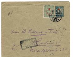 Turquie Turkey Constantinople Pera Allemagne Lettre Cover Censure Censored Entier Ganzache. - Briefe U. Dokumente