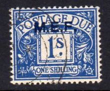 BOIC, Middle East Forces 1942 1/- Postage Due Overprint On GB, Used, SG MD5 (A) - Occup. Britannica MEF