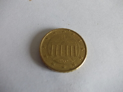 Monnaie Pièce De 10 Centimes D' Euro De Allemagne Année 2002 Valeur Argus 1 € - Germany