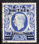 BOIC, BA Eritrea 1950 10s. On 10/- Overprint On GB, Used, SG E25 (A) - Eritrea