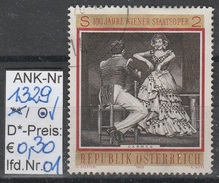 23.5.1969 - SM A. Block  "100 Jahre Wiener Staatsoper - Carmen" - O Gestempelt   - Siehe Scan (1329o 01-03) - 1961-70 Used
