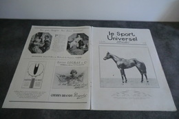 Le Sport Universel Illustré - N° 955 Du 17 Juin 1921 - - Equitazione