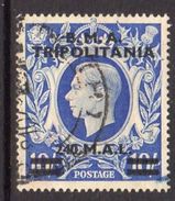 BOIC, BMA Tripolitania 1948 240l. On 10/- Overprint On GB, Used, SG T13 (A) - Tripolitania