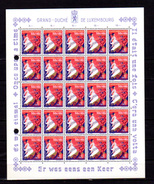 1965,   Contes Folkloriques, 25 X Yv. 672 / 677** En Feuille, Cote75,- €, - Fogli Completi