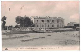 RARE ! SAINT LOUIS DU RHONE (13) - LE PONT De LA CASERNE DES DOUANES PASSAGE SUR UN CANAL ? - Saint-Louis-du-Rhône