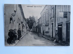 C.P.A. 40 GABARRET : Rue De La Poste, Animé, Coiffeur, Bijouterie, En 1914 - Gabarret